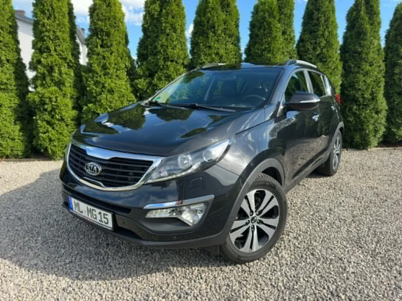 Ciemna Kia Sportage sprowadzona z Niemiec na zamówienie